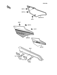 AR125 Side cover / chain case(1 / 2)