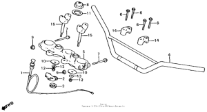  Handlebar + top bridge 79
