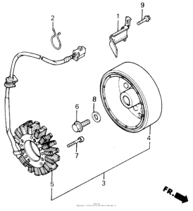CB400F Генератор