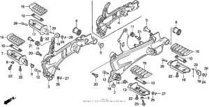 ST1100 Подножки