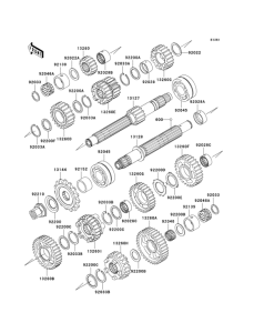 ZX900 Трансмиссия