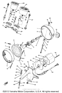 DT1 Head lamp & tail lamp
