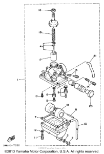 YSR50D Карбюратор