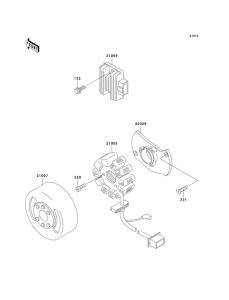 KDX125 Генератор