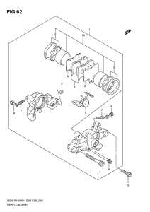 GSX-R1000 Задний суппорт