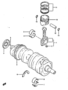 XN85 Вал коленчатый