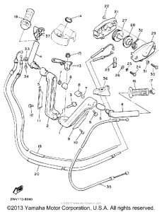 XVZ12DWC Руль -тросы
