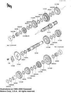 KL250 Трансмиссия