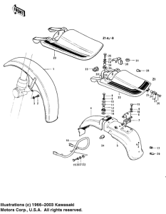 Z1 Fenders / seat cover