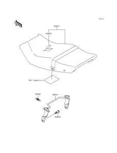 EX250 Сиденье