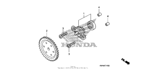 PCX125 Масляный насос