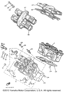 XVZ13T Головка цилиндров