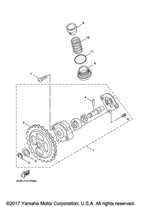 YW125 Масляный насос