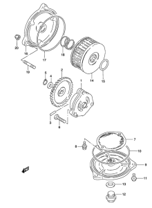 GZ250 Маслонасос