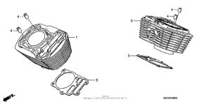 VTX1300T Цилиндры
