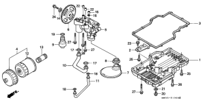 CB250 Картер масляный / масляная помпа
