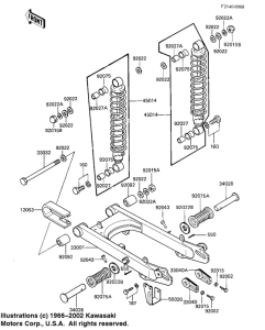 KE100 Качающийся рычаг / амортизатор
