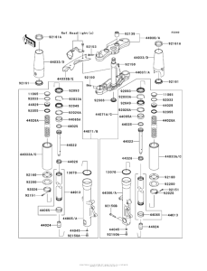 VN1700 Передняя вилка