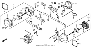 NC50 Задний фонарь