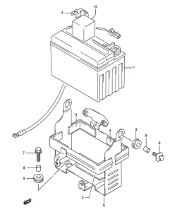GSF400 Аккумулятор