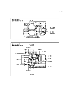 ER650 Болты крепления картера