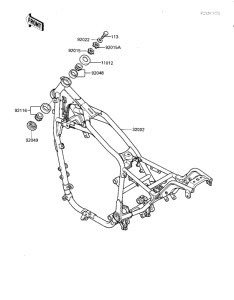KZ1000 Frame comp