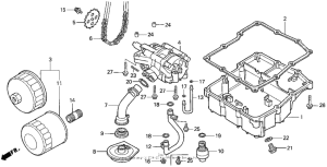 VF750C Масляный насос
