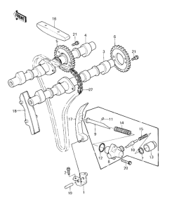 KZ1000 Camshafts / chain / tensioner