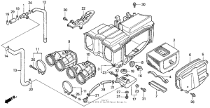 CB750 Воздушный фильтр