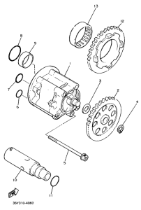 FJ1200 Масляный насос