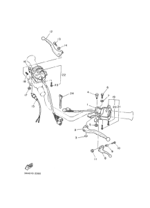 SR400SP ﾊﾝﾄﾞﾙｽｲﾂﾁ. ﾚﾊﾞｰ