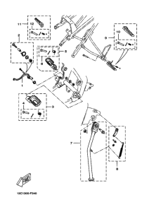 DT50R Stand & footrest