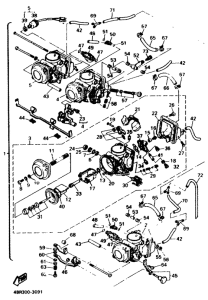 XJ600N Карбюратор