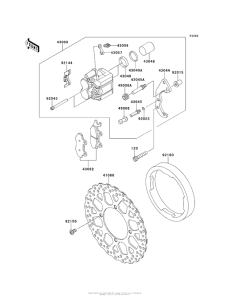  Передний тормоз