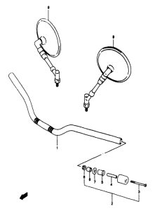 GSF1200S (ABS) Руль