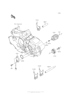  Валы и вилки переключения передач