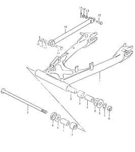 GS550 Маятник задний