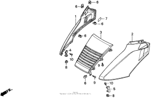 CN250 Обтекатель передний верхний