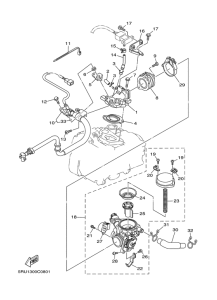 YP400 Впускная система