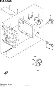  Headlamp (Dr200Sl6 E28)