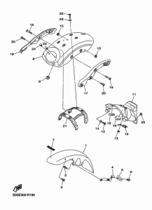 XVS950CR (ABS) Крыло