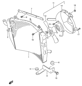 RF600 Радиатор