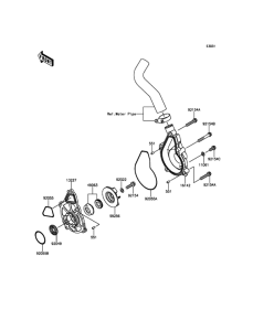 ER650 Водяной насос