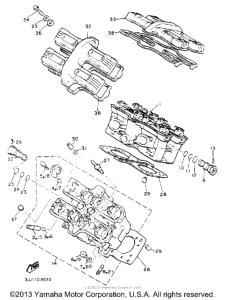 XVZ12DWC Головка цилиндров
