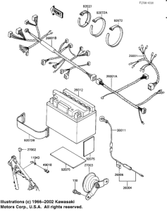 KL250 Электрика