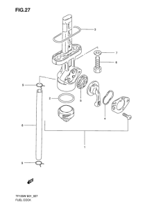 TF125 Топливный кран
