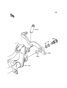  Педаль тормоза