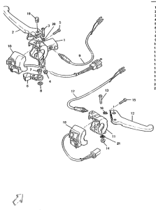 CW50R Handle switch. lever