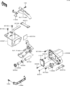  Короб для АКБ