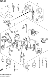 VL800 Жгут проводов